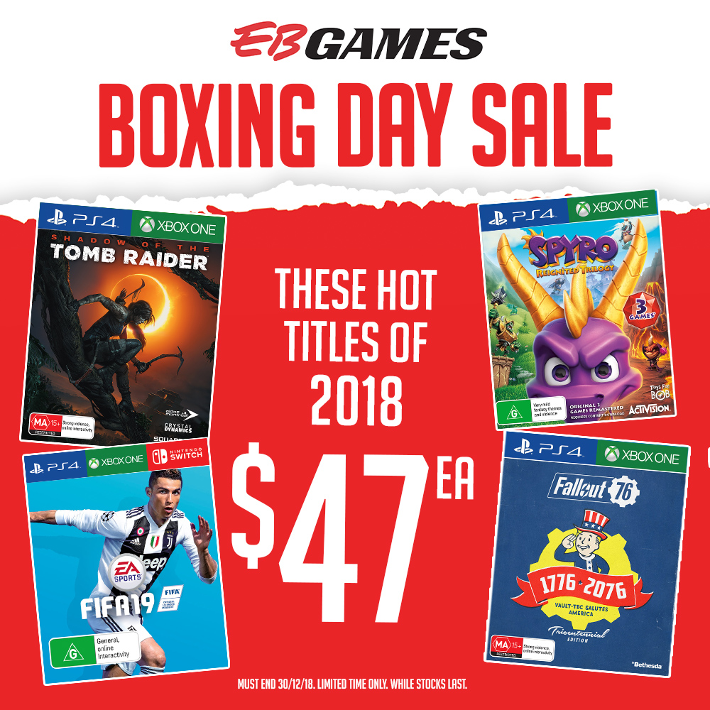 Eb Games Ps4 Eb Games Zing Pop Culture Stores Greensborough Plaza